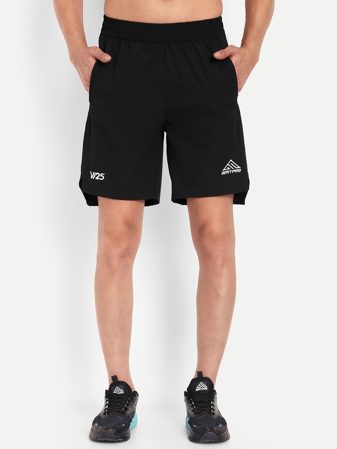 GRITPRO Men Regular Fit Mid Rise Running Sports Shorts-image-20