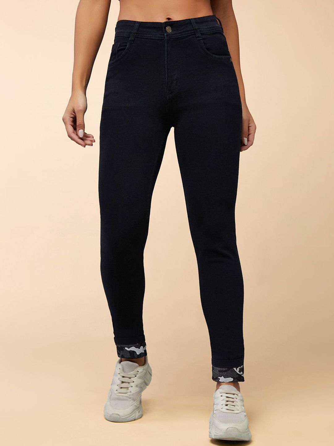 The Roadster Lifestyle Co High Rise Slim Fit Jeans-picture-14