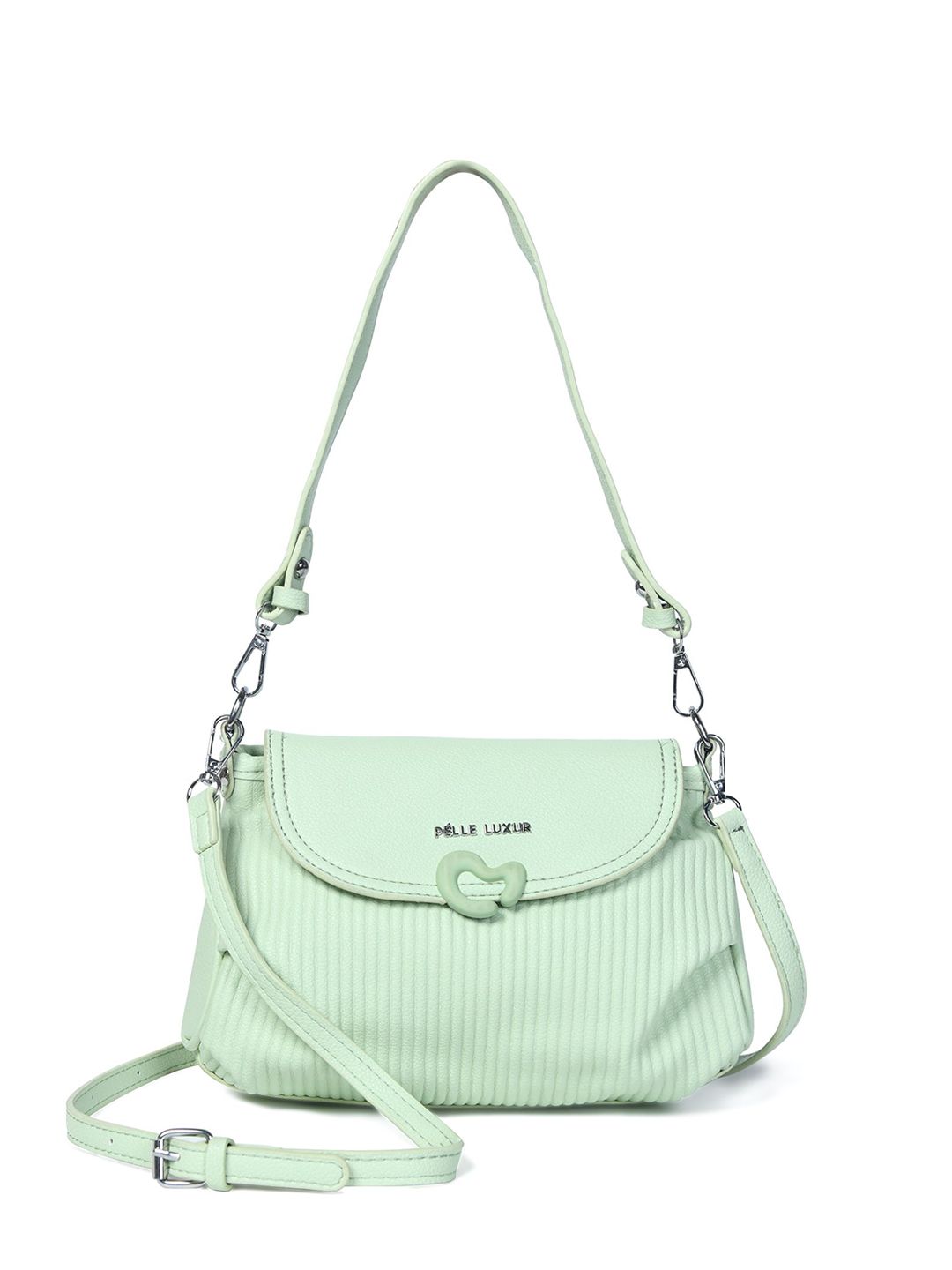 PELLE LUXUR Women Textured Structured Shoulder Bag-picture-22