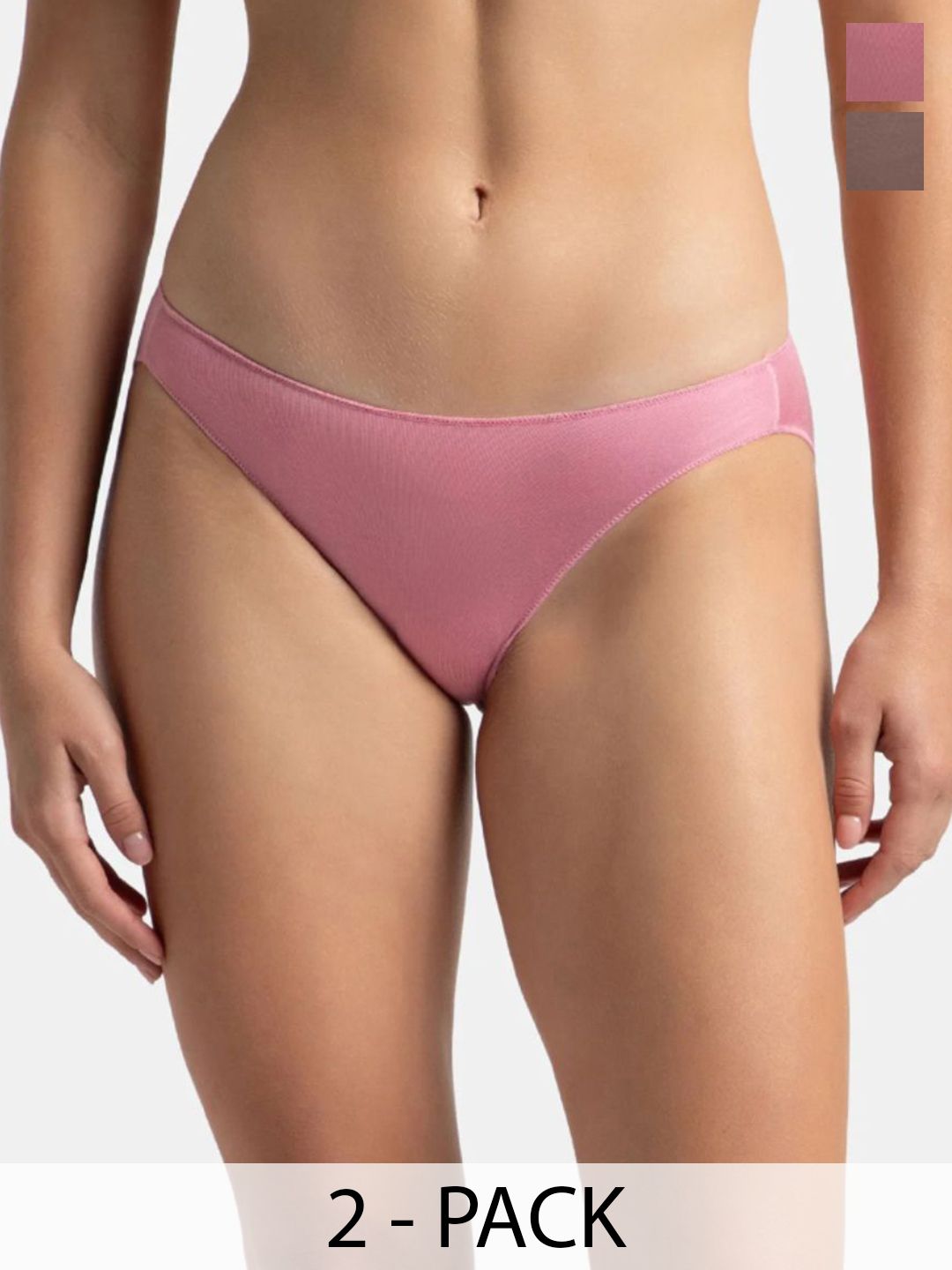 Jockey Women Pack Of 2 Anti Microbial Bikini Briefs 1803-0205-CR-DT-image-24