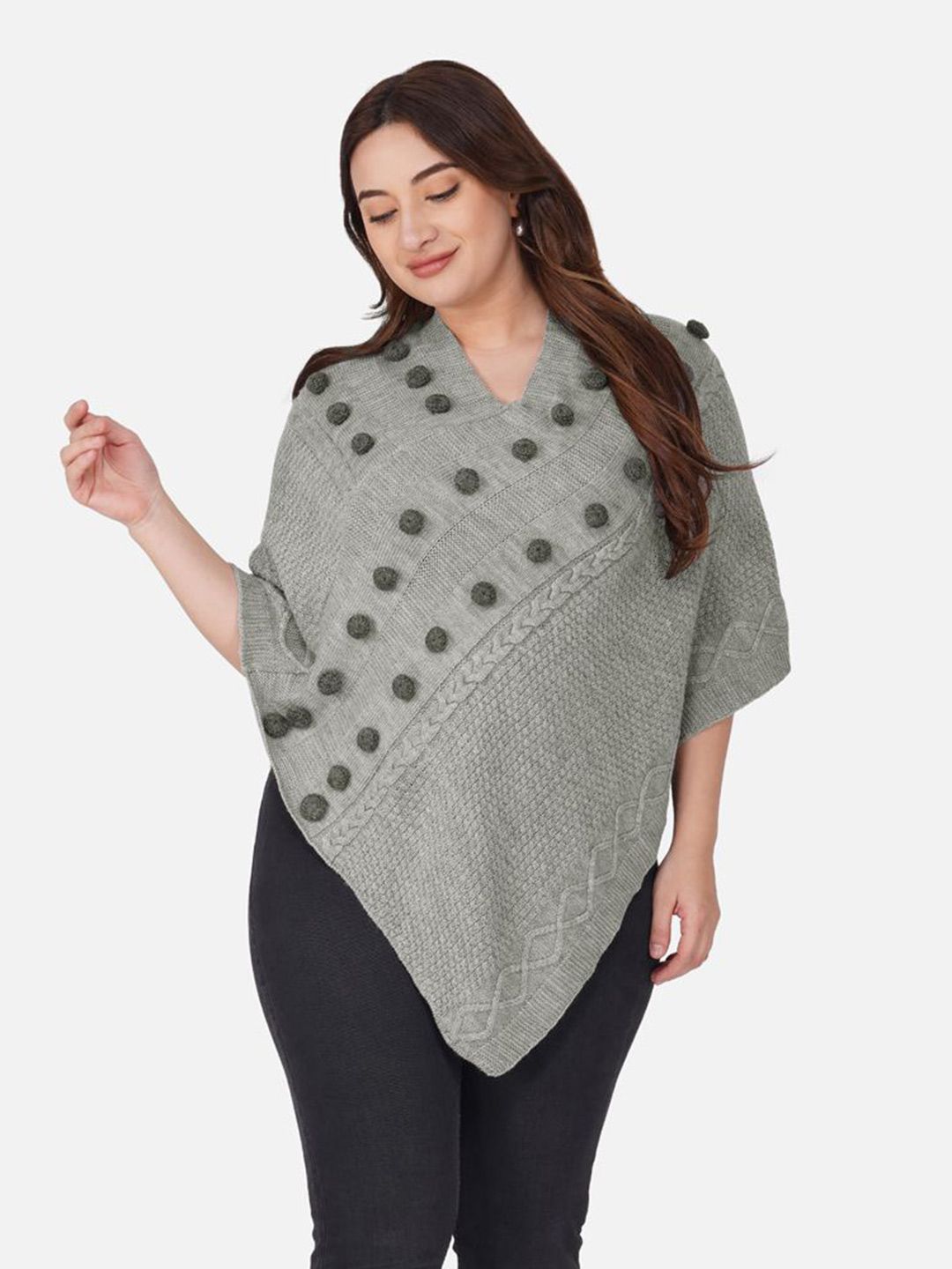 Sztori Women Embroidered Poncho-picture-47