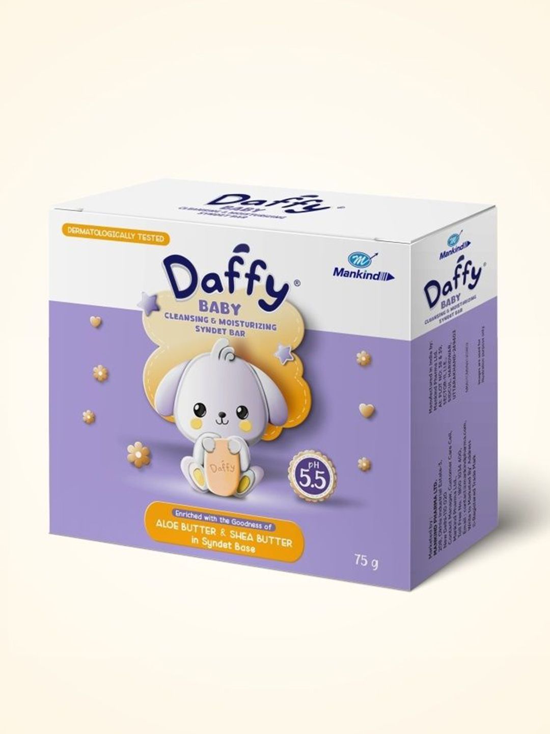 DAFFY Set Of 2 Aloe & Shea Butter Cleansing And Moisturizing Baby Soap - 75g Each-image-32