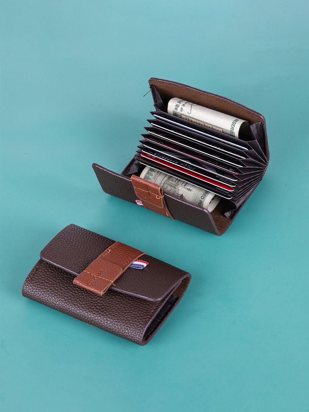 SZN Men Zip Detail Leather Card Holder-picture-51