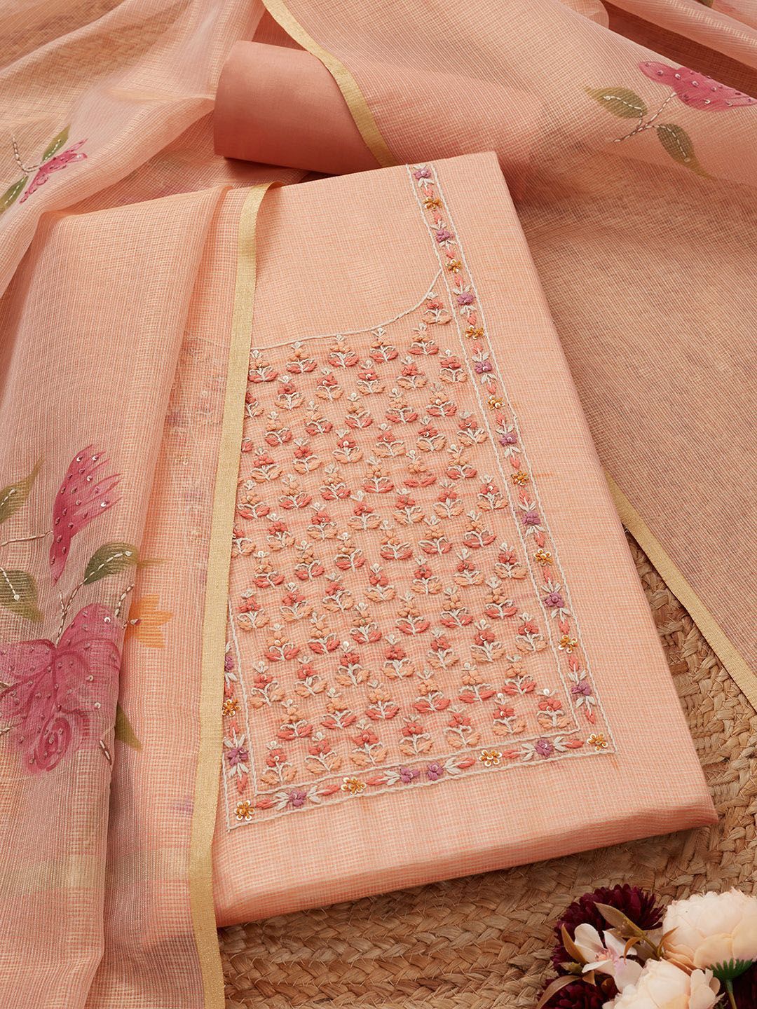 Soch Embroidered Unstitched Dress Material-image-46