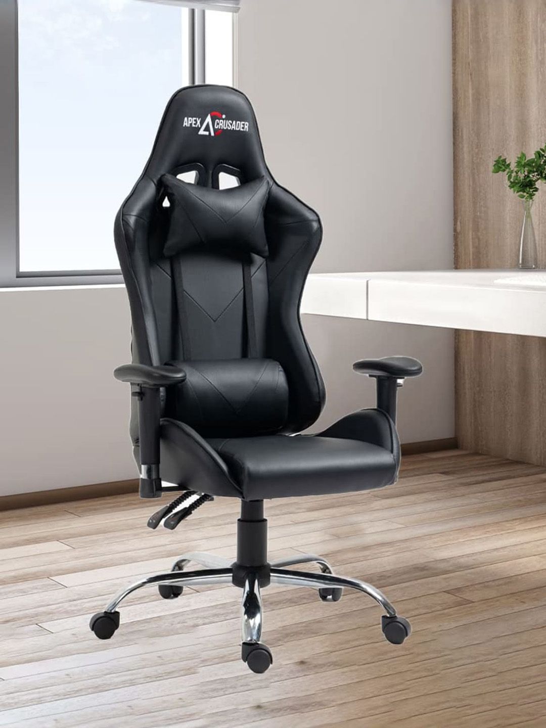 Savya Home Black Spawn 360 Degree Rotation Gaming Chair