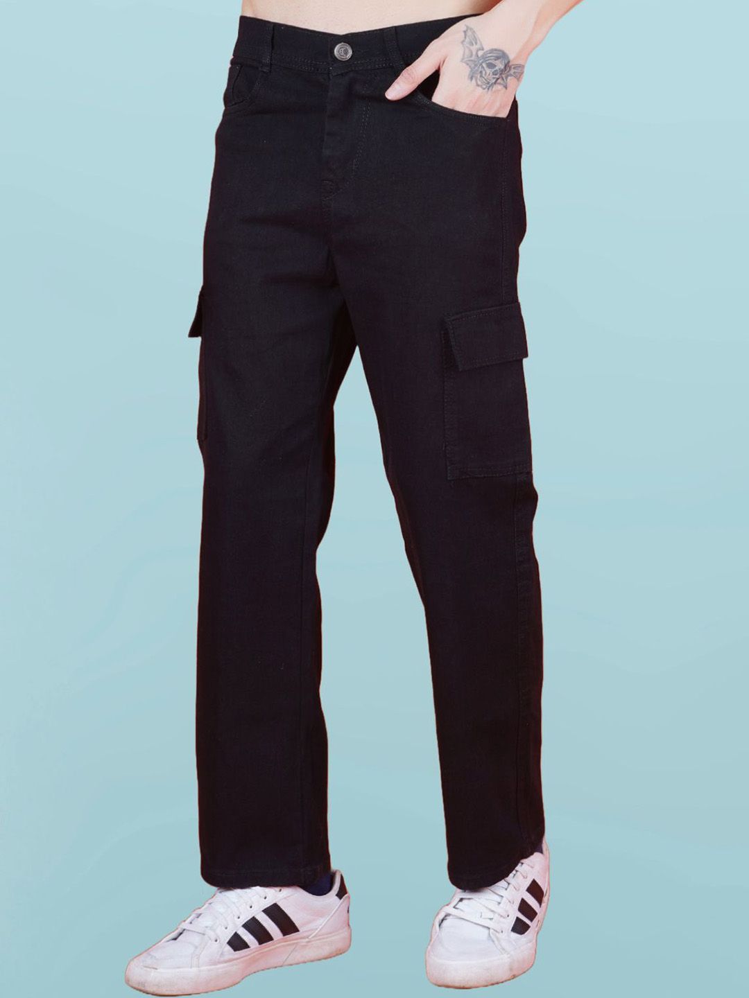 Metronaut Men Classic No Fade Baggy Jeans-picture-34