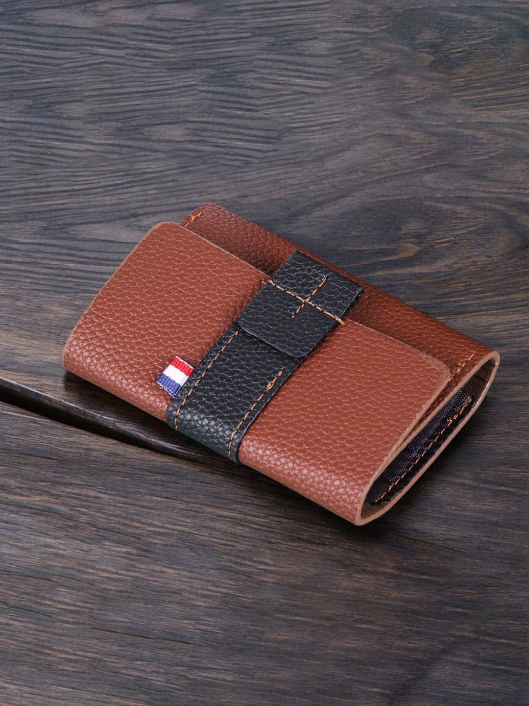 SZN Men Zip Detail Leather Card Holder-picture-41