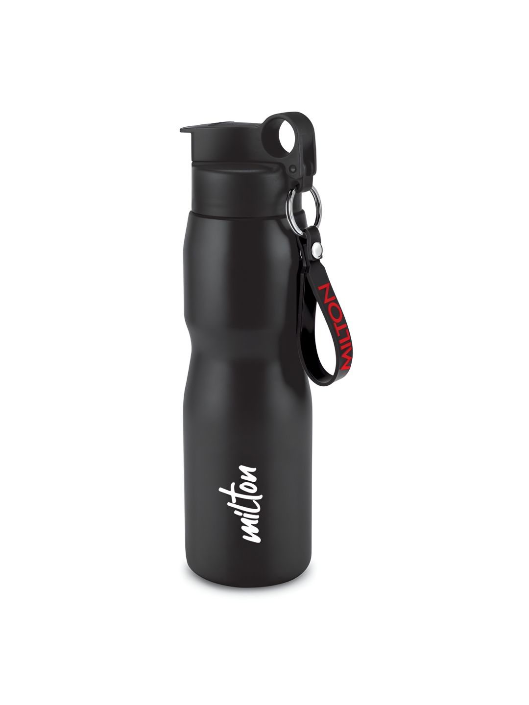 Milton Black & White Stainless Steel Printed Single Wall Vacuum Water Bottle - 750 ml-picture-22