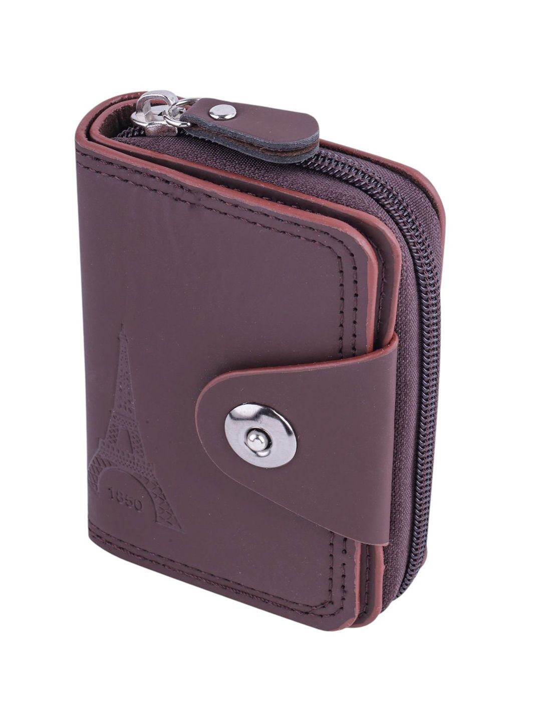 SZN Men Zip Detail Leather Card Holder-picture-27