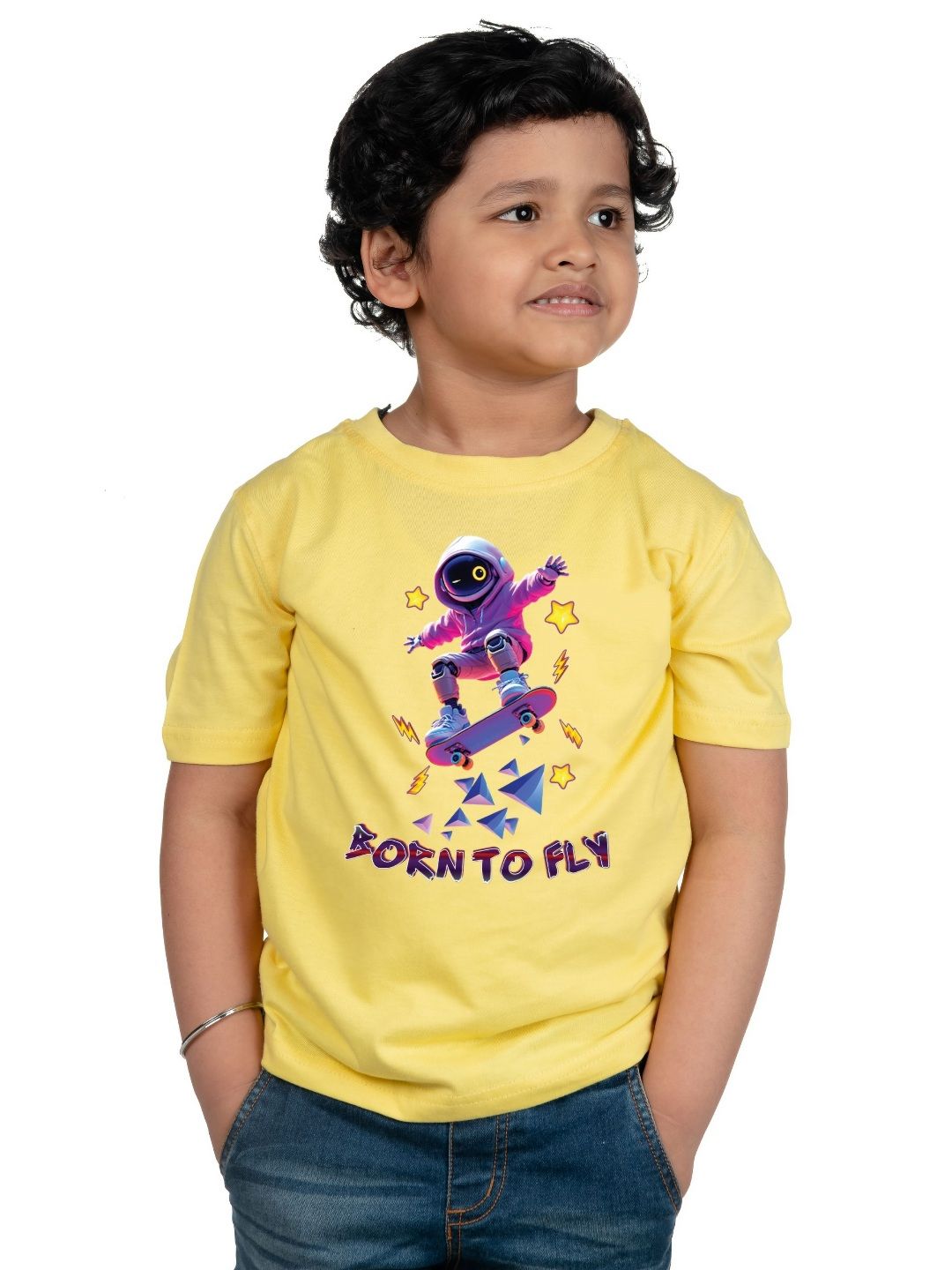 Chombooka Kids Typography Printed Pockets T-shirt-picture-44