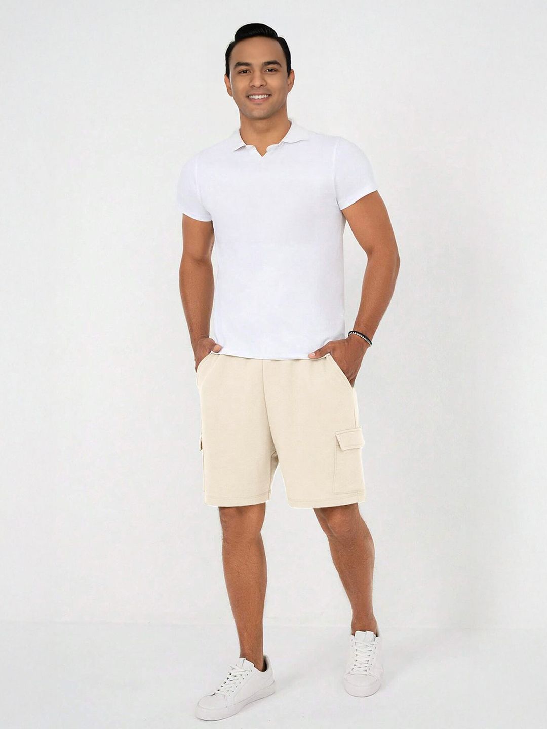 NOBERO Men Loose Fit Cargo Shorts-picture-21