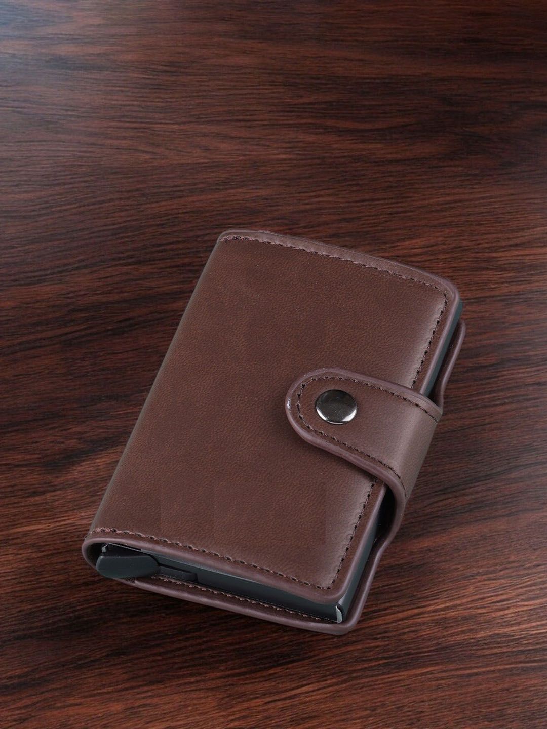 SZN Men Zip Detail Leather Card Holder-picture-31