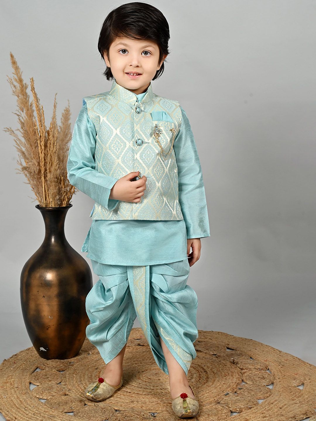 BT DEZINES Boys Regular Kurta with Dhoti Pants-picture-32