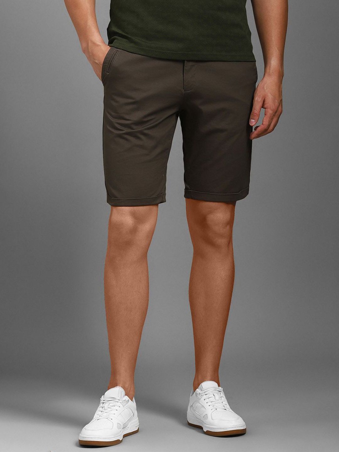 Louis Philippe Sport Men Slim Fit Shorts-picture-22