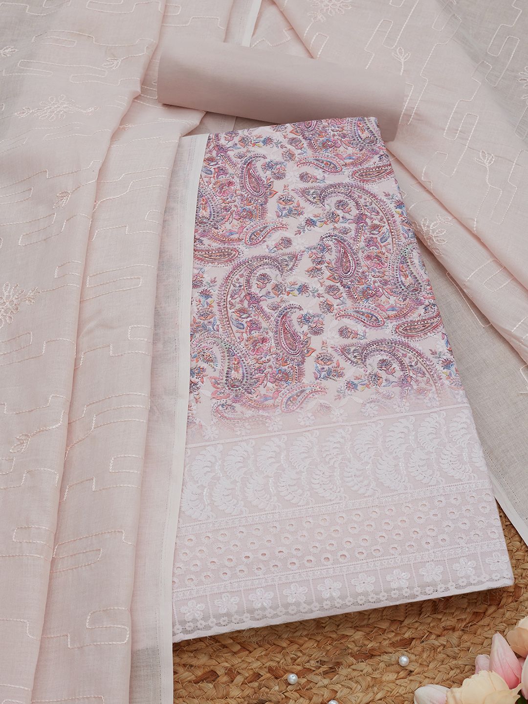 Soch Paisley Printed Unstitched Dress Material