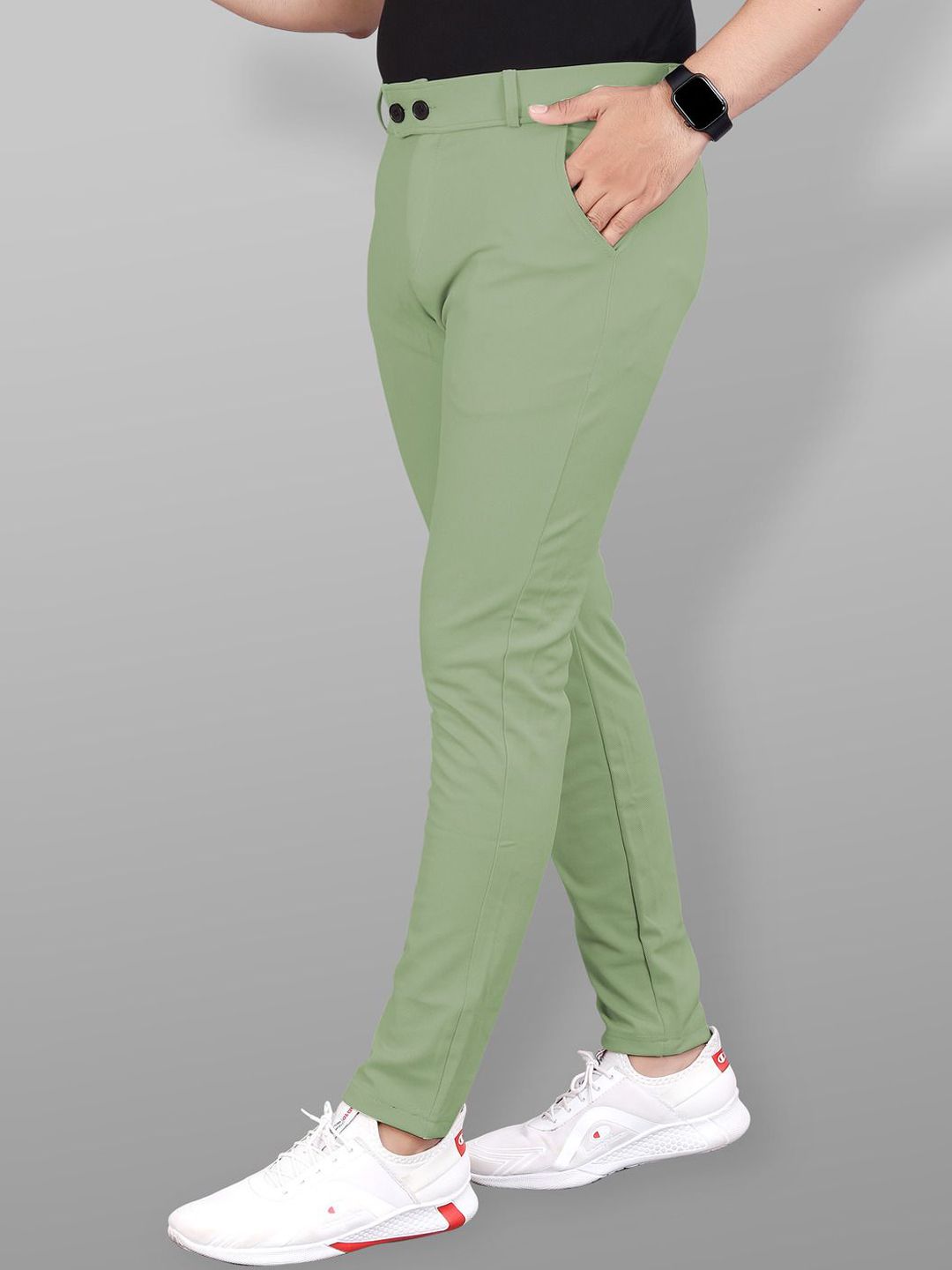 Moda Rapido Men Tailored Trousers-image-30