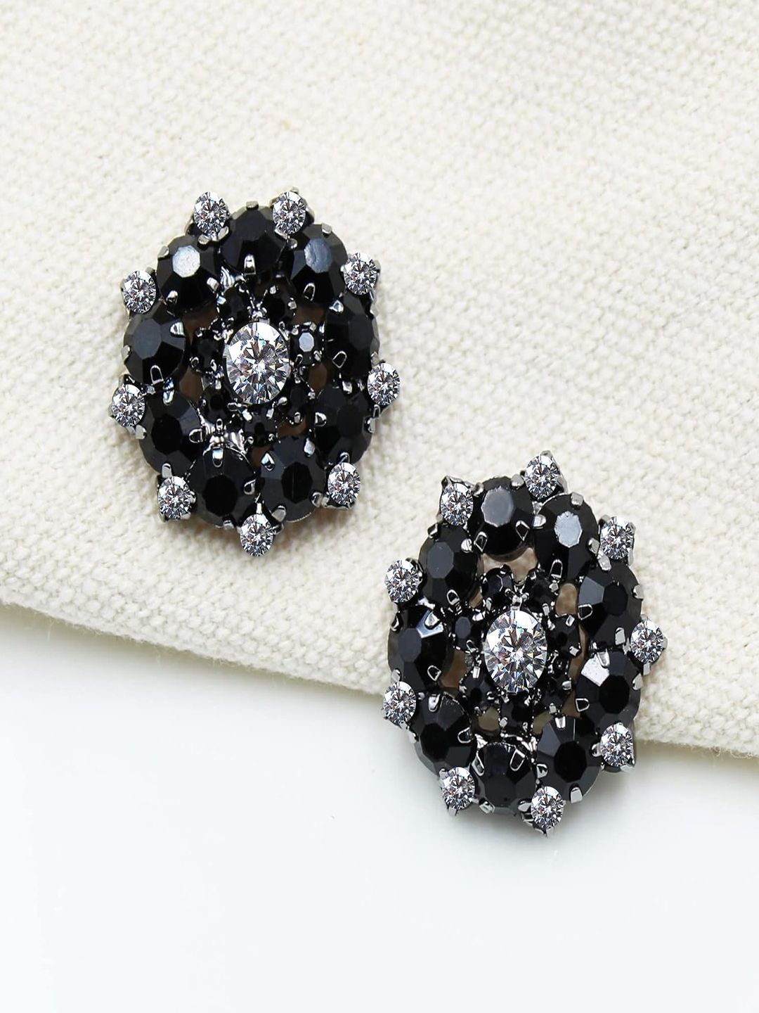 LYKAA Unisex Set of 2 Embellished Alligator Hair Clip