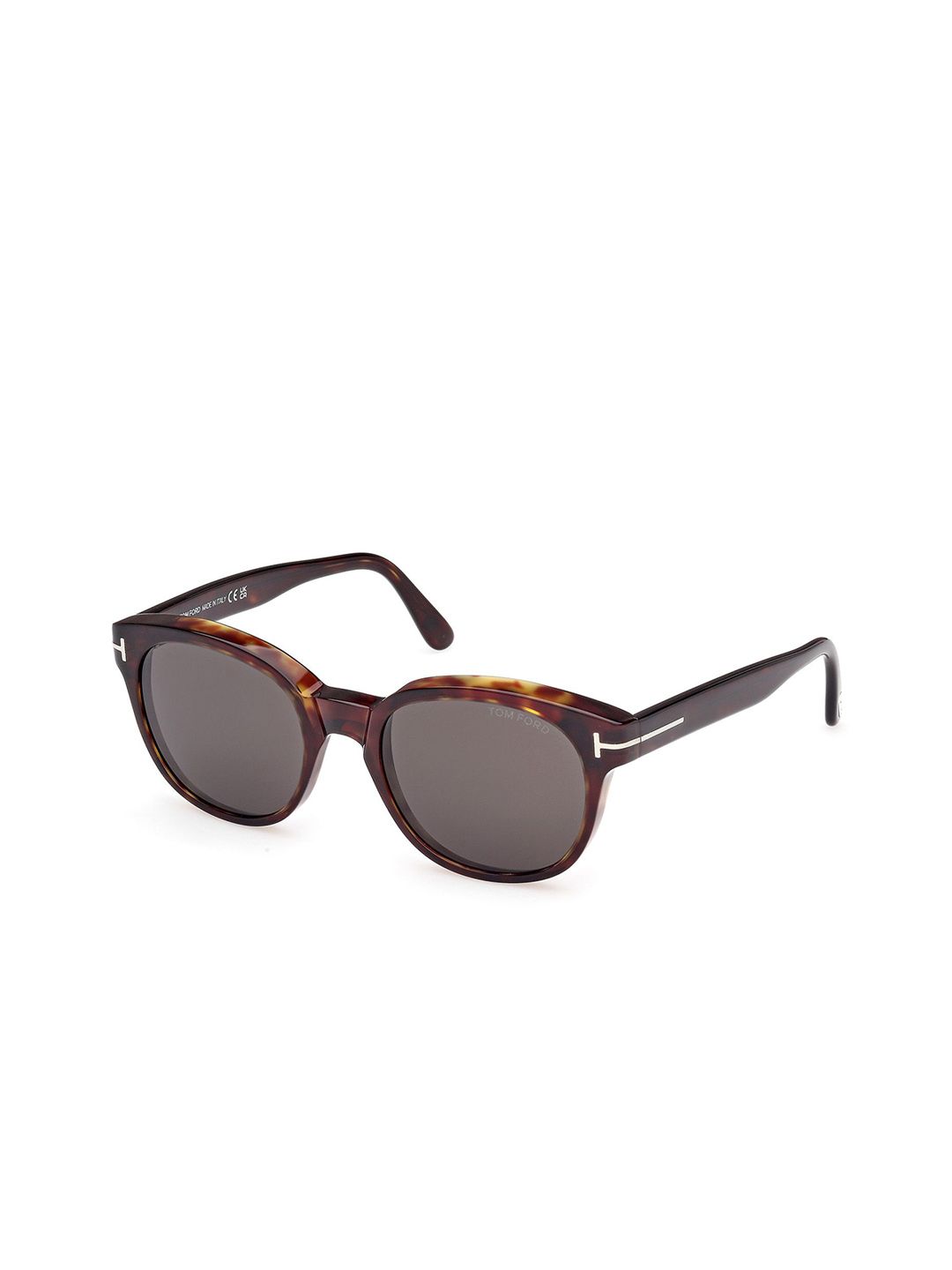 Tom Ford Men Round Sunglasses with UV Protected Lens FT1180 53 52A-image-18