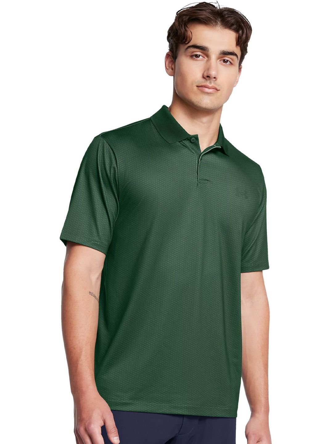 UNDER ARMOUR Matchplay Printed Polo Collar T-Shirt-picture-30