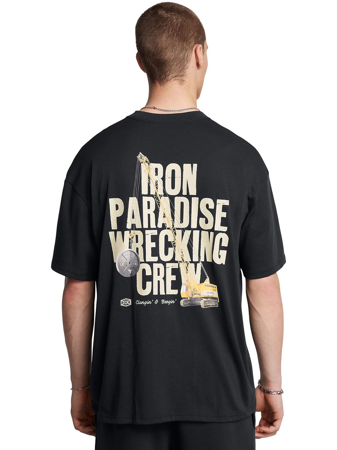 UNDER ARMOUR Project Rock Printed Short Sleeves T-Shirt-picture-41