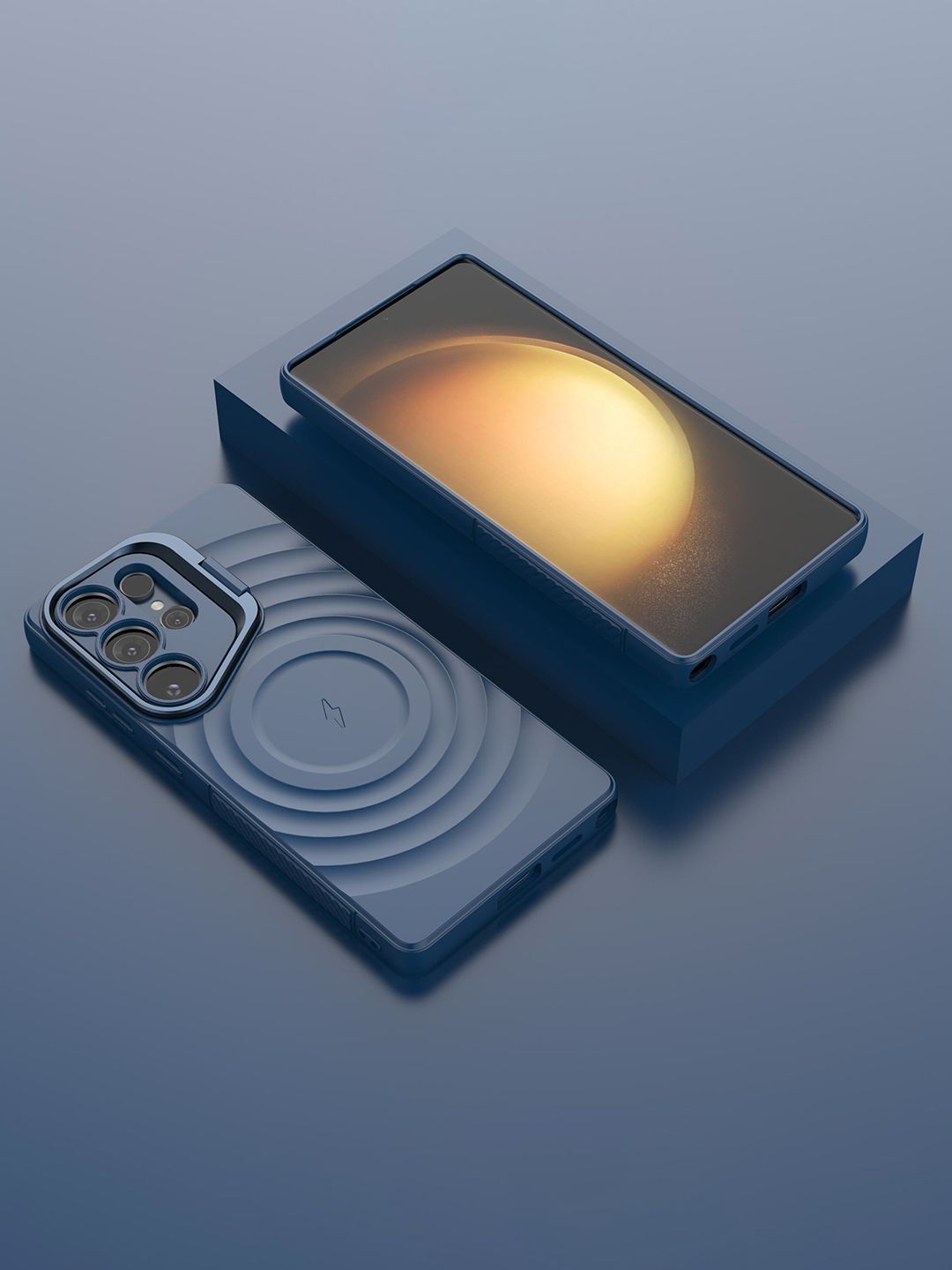 Luxury Kase Samsung Galaxy S25 Ultra 5G Impact Resistant Back Case with Wireless Charging-picture-17