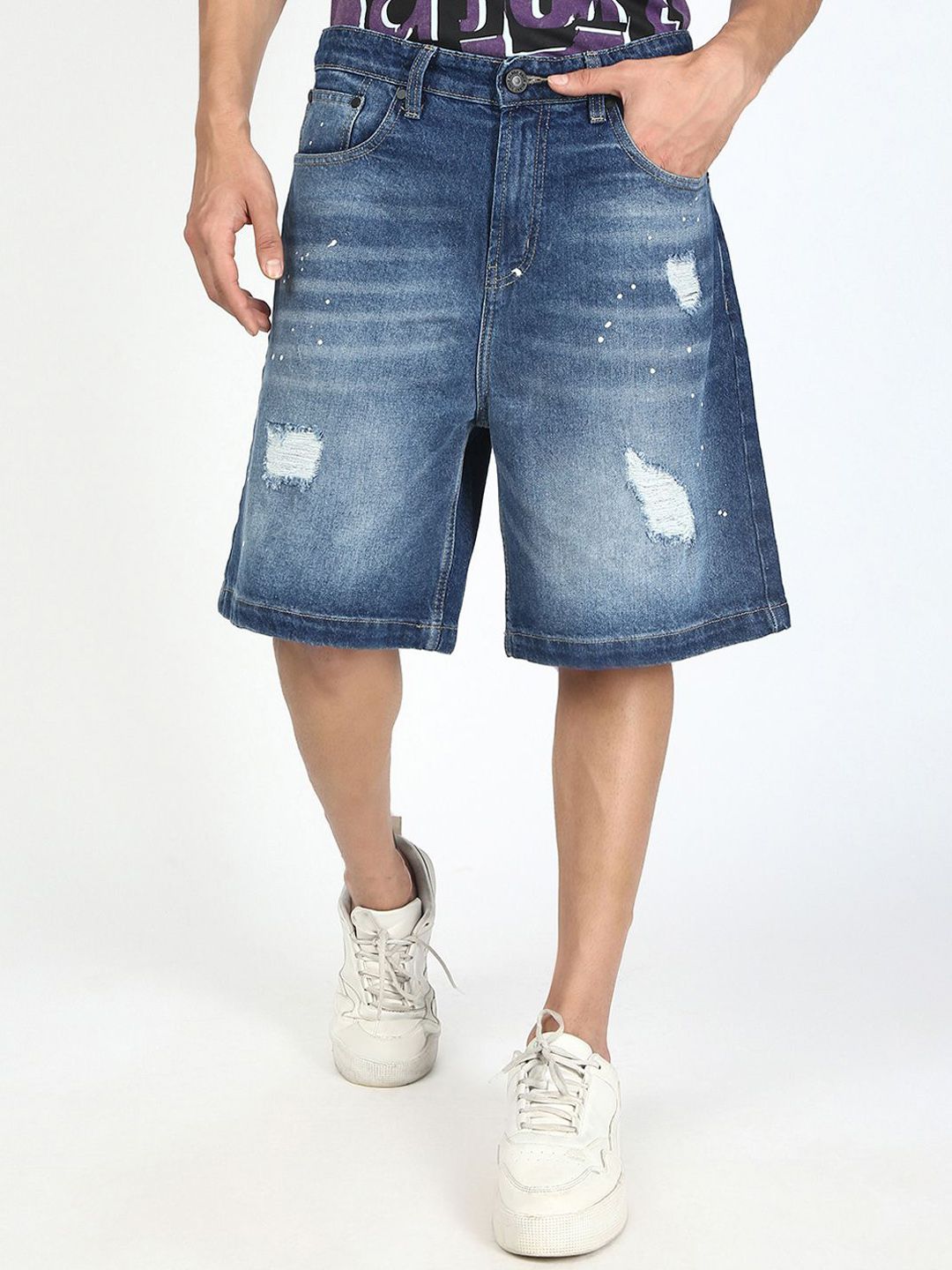 Bene Kleed Men Denim Shorts-picture-36