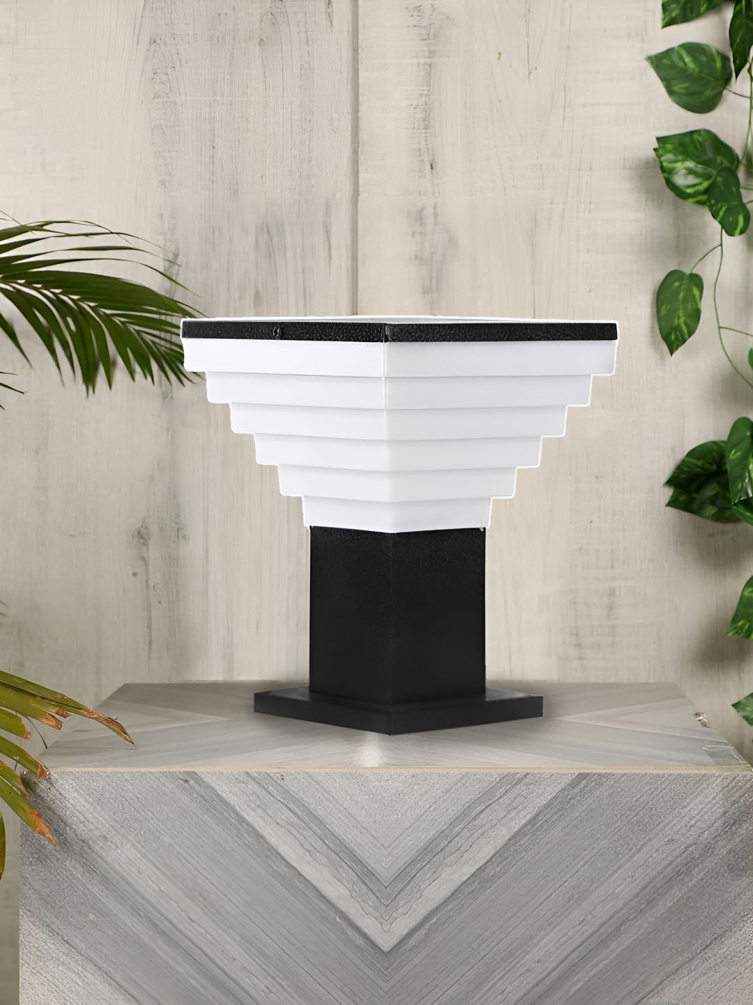 GAUVIK Black & White Waterproof Rust Resistant Outdoor Gate Lamp-picture-56