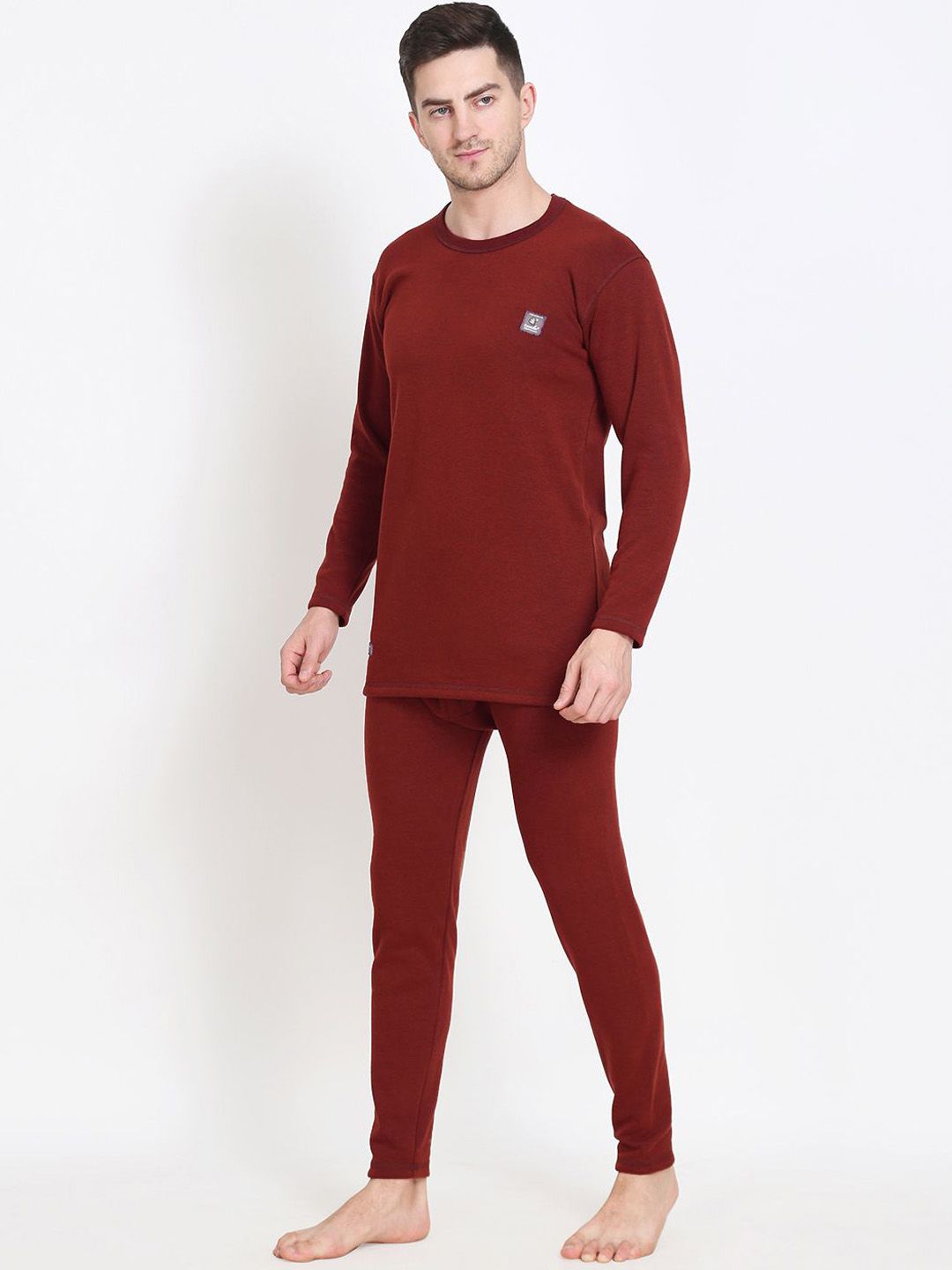 OOSHIN UK Cotton Round Neck Thermal Set-picture-8