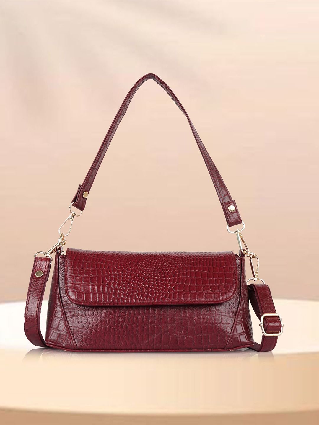 SPOTIC Women Textured Structured Leather Sling Bag-picture-33