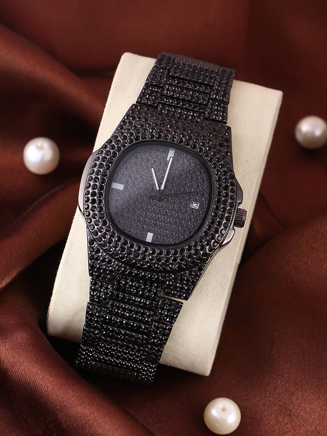HAUTE SAUCE by Campus Sutra Women Embellished Dial & Stainless Steel Wrap Around Straps Analogue Watch-picture-18