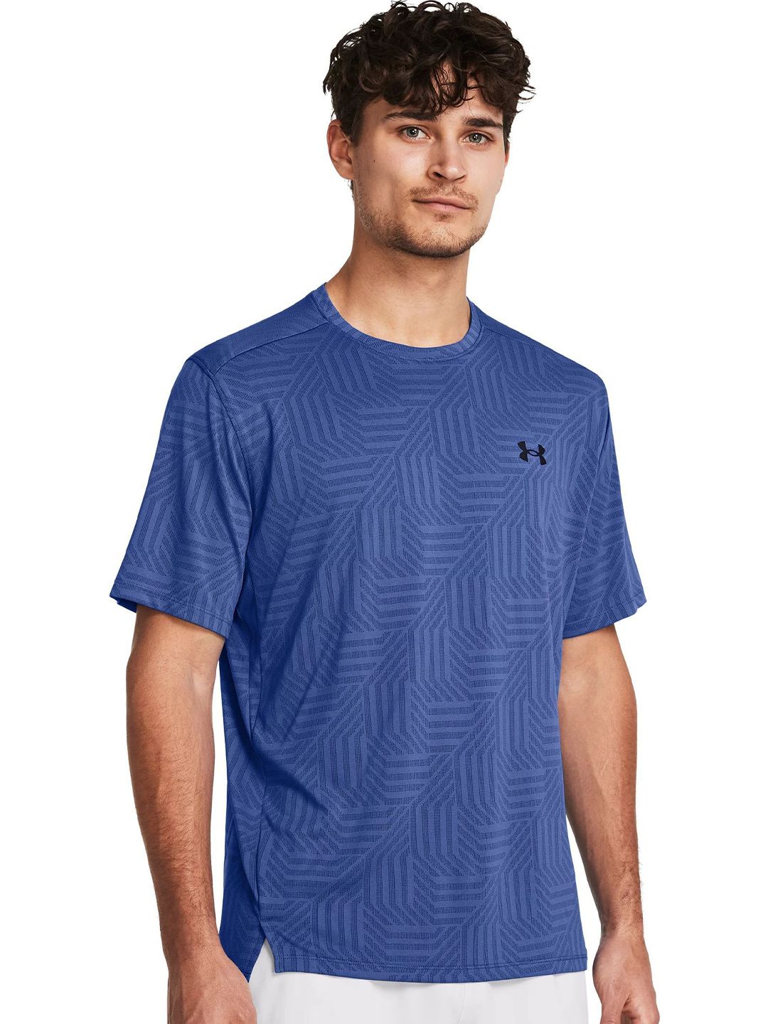 UNDER ARMOUR Tech Vent Geotessa Printed Short Sleeves T-Shirt-picture-14
