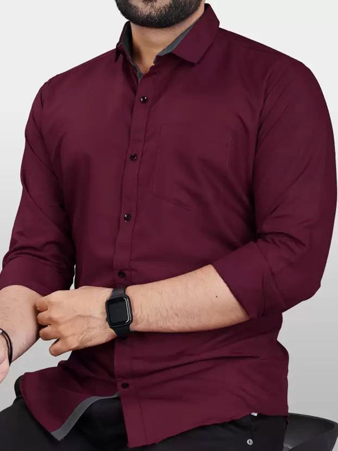 THE BEETEL HOUSE Men Sheer Casual Shirt-picture-35