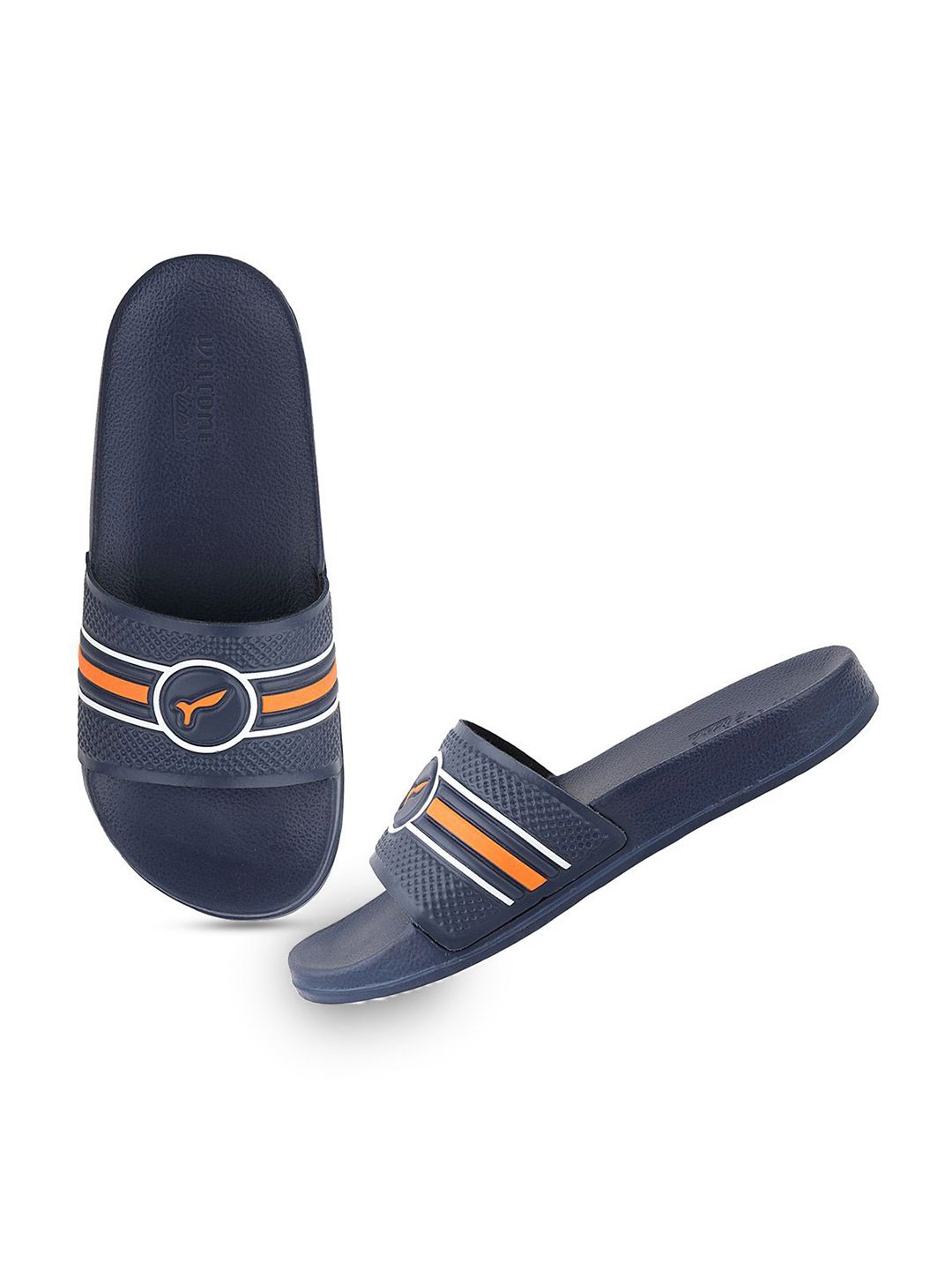 WELCOME Kids Striped Lightweight & Comfortable Slider Flip Flops-picture-20