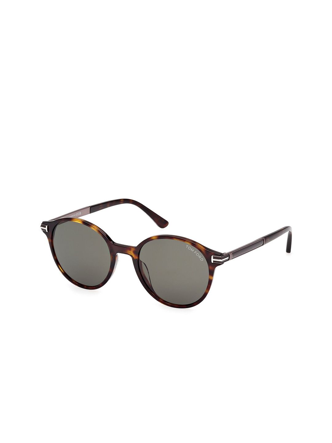 Tom Ford Men Round Sunglasses with UV Protected Lens FT1184 52 52N-image-23