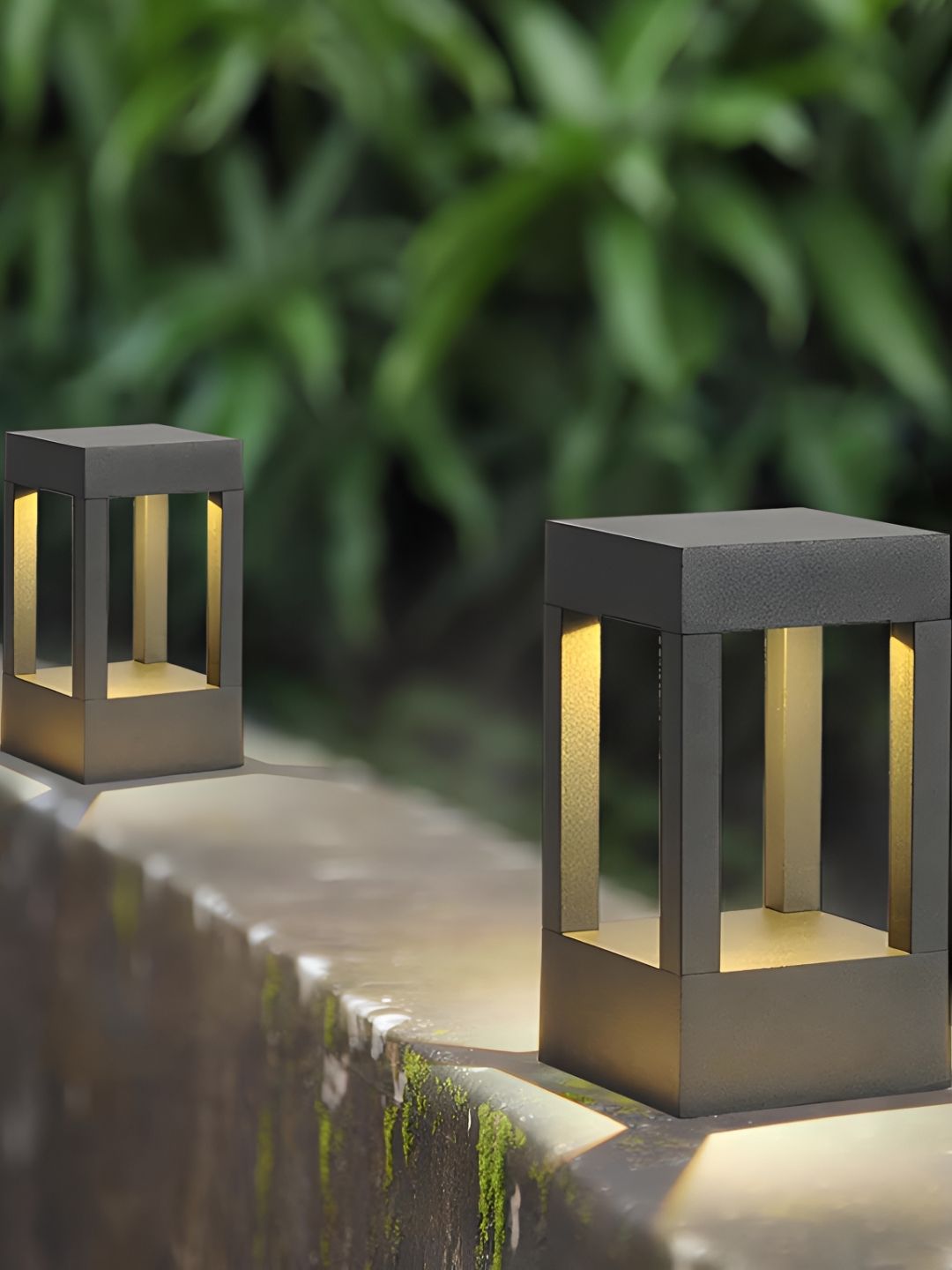 gauvik GAUVIKBlack & White 2 Pieces Waterproof Rust Resistant Outdoor Gate Lamp-picture-24