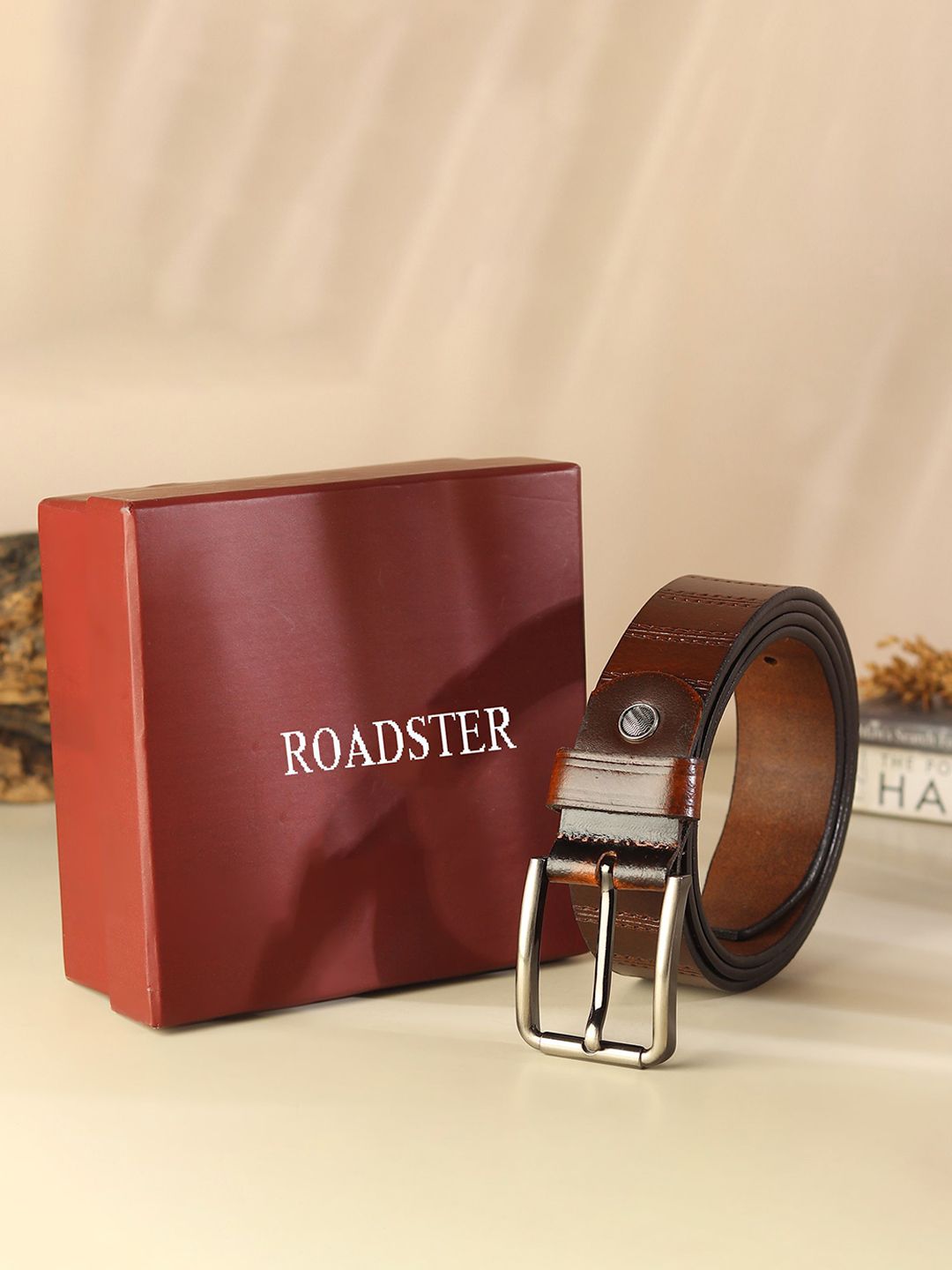 The Roadster Lifestyle Co Men Leather Formal Belt-picture-43