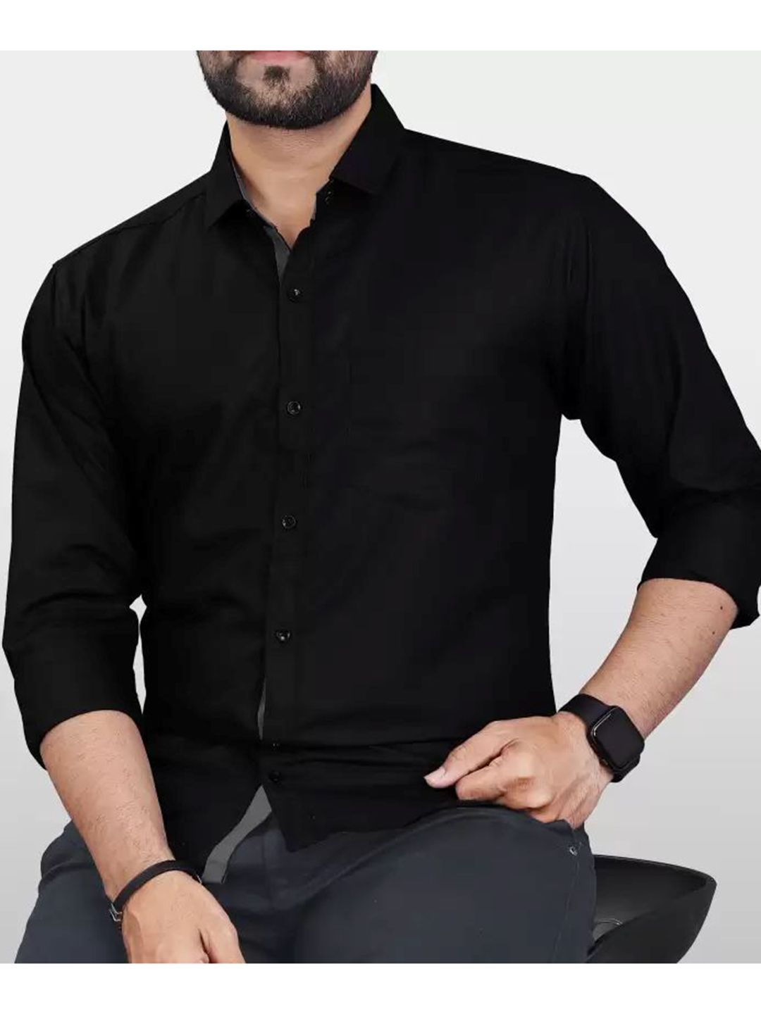 THE BEETEL HOUSE Men Sheer Casual Shirt-picture-36