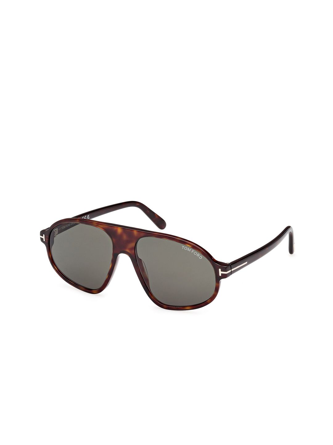 Tom Ford Men Havana Oversized Sunglasses with UV Protected Lens FT1178 58 52N-image-44