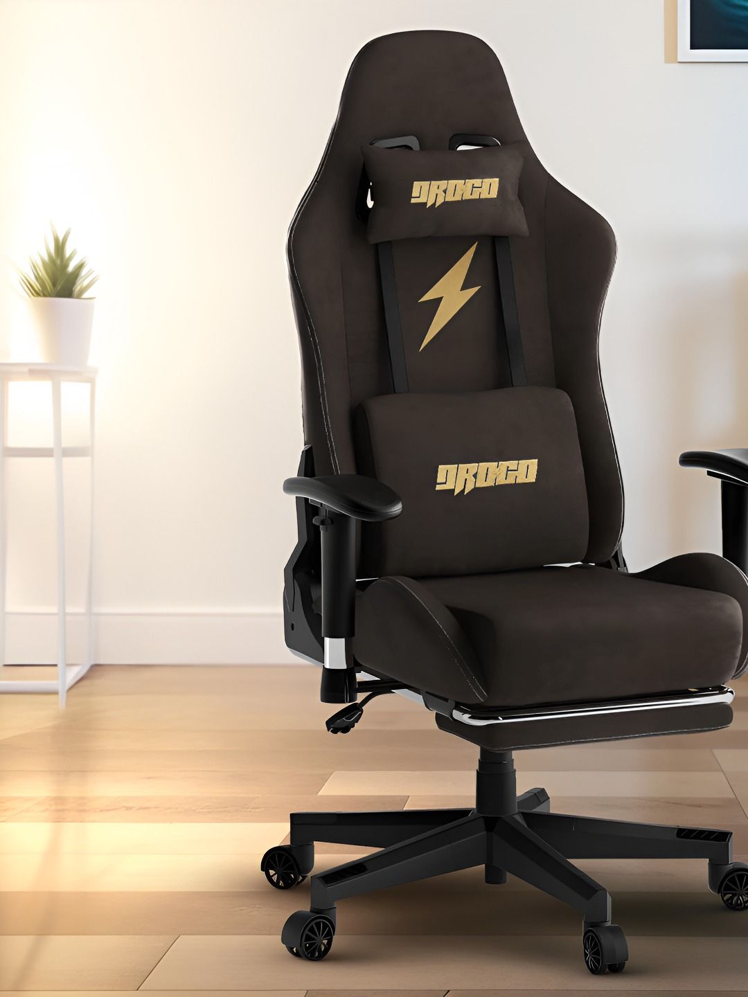 DROGO Raptor Ergonomic Premium Armrest Neck & Massager Lumbar Pillow Gaming Chair