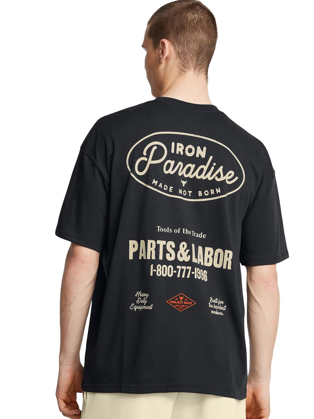 UNDER ARMOUR Project Rock PrintedShort Sleeves T-Shirt-picture-53