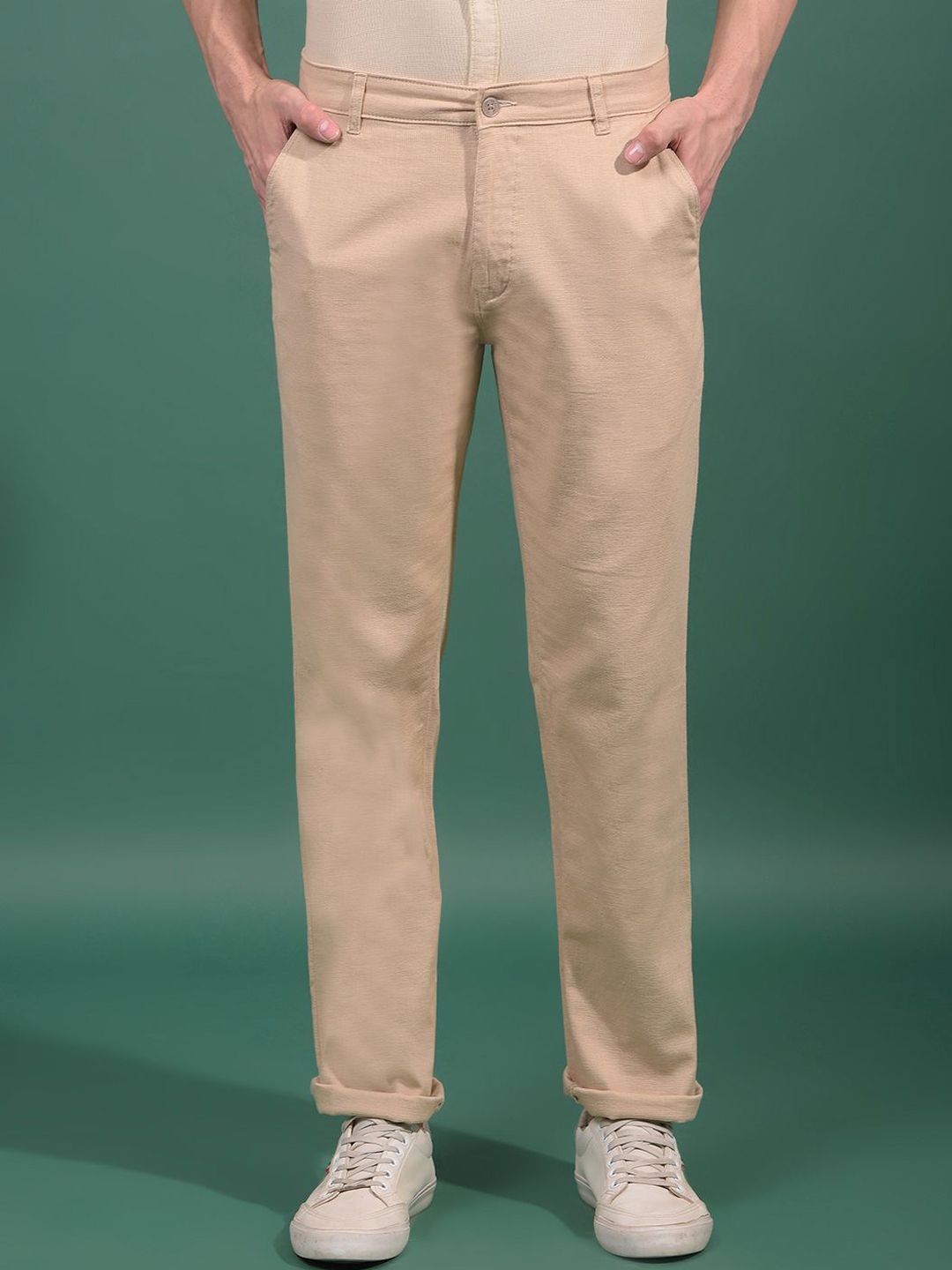Crimsoune Club Men Straight Fit Chinos Trousers-picture-23