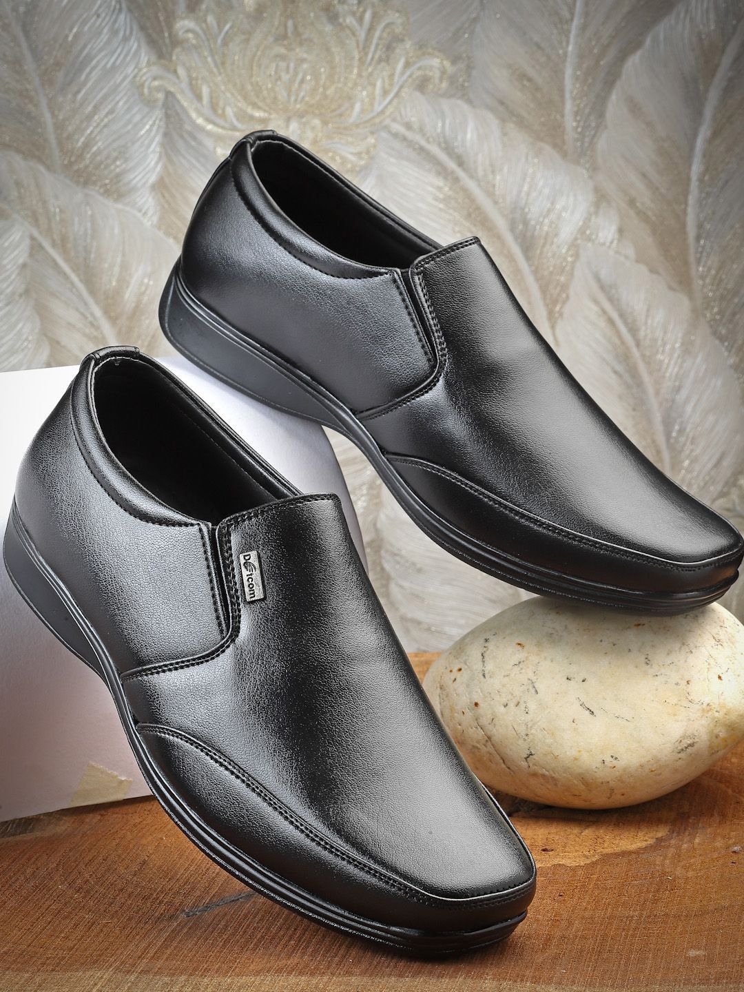 Action Men Leather Formal Slip-Ons-picture-11