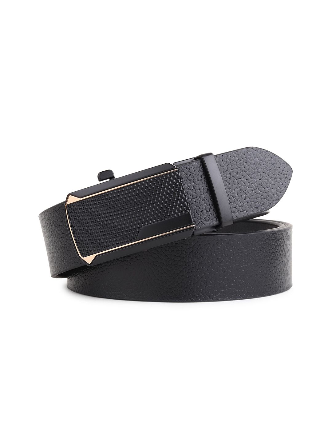 The Roadster Lifestyle Co. Men Textured Leather Formal Belt-picture-27