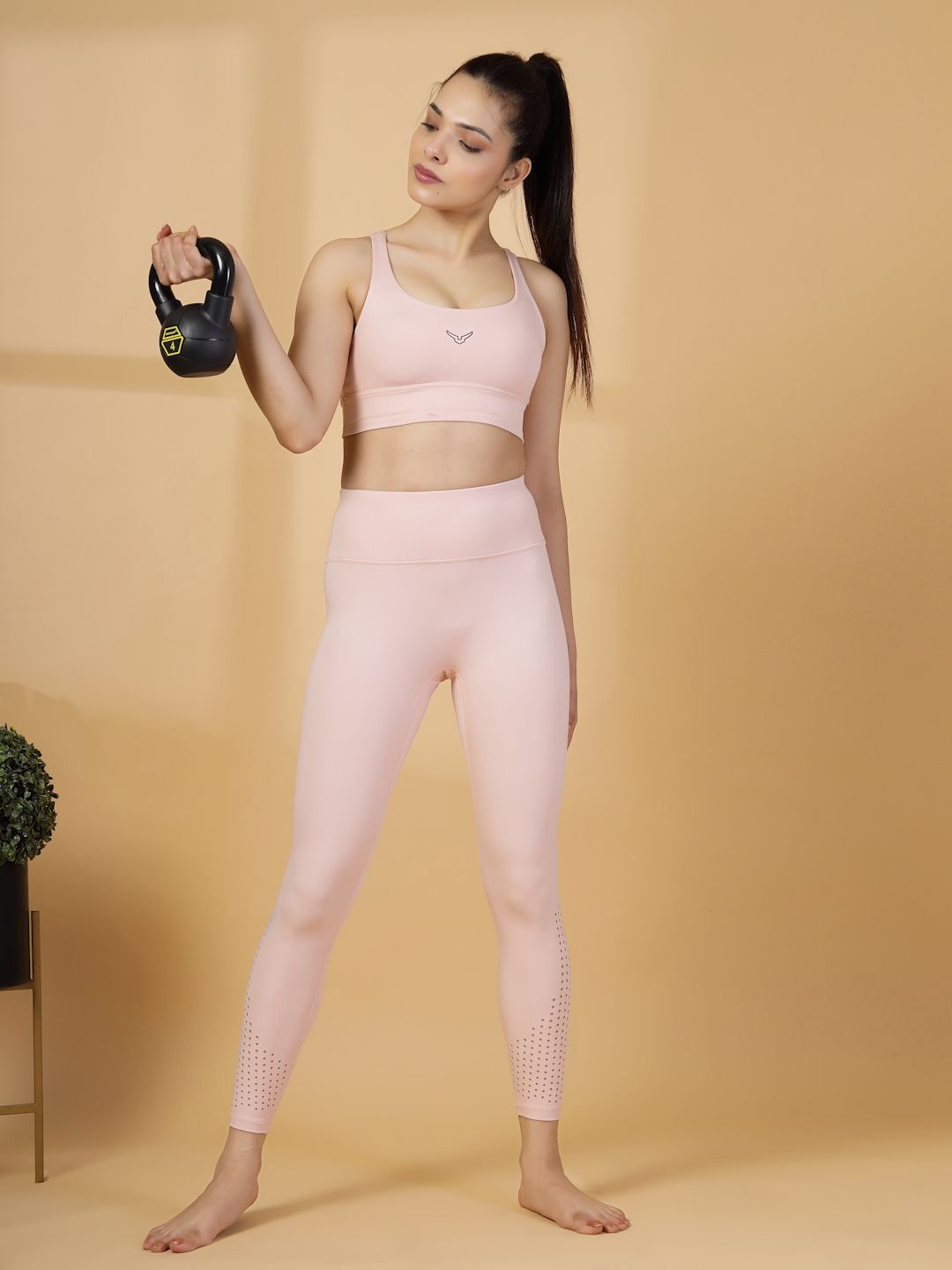 Invincible Women Workout Yoga Training Strap Full Coverage Moisture Wicking Yoga Bra-picture-32