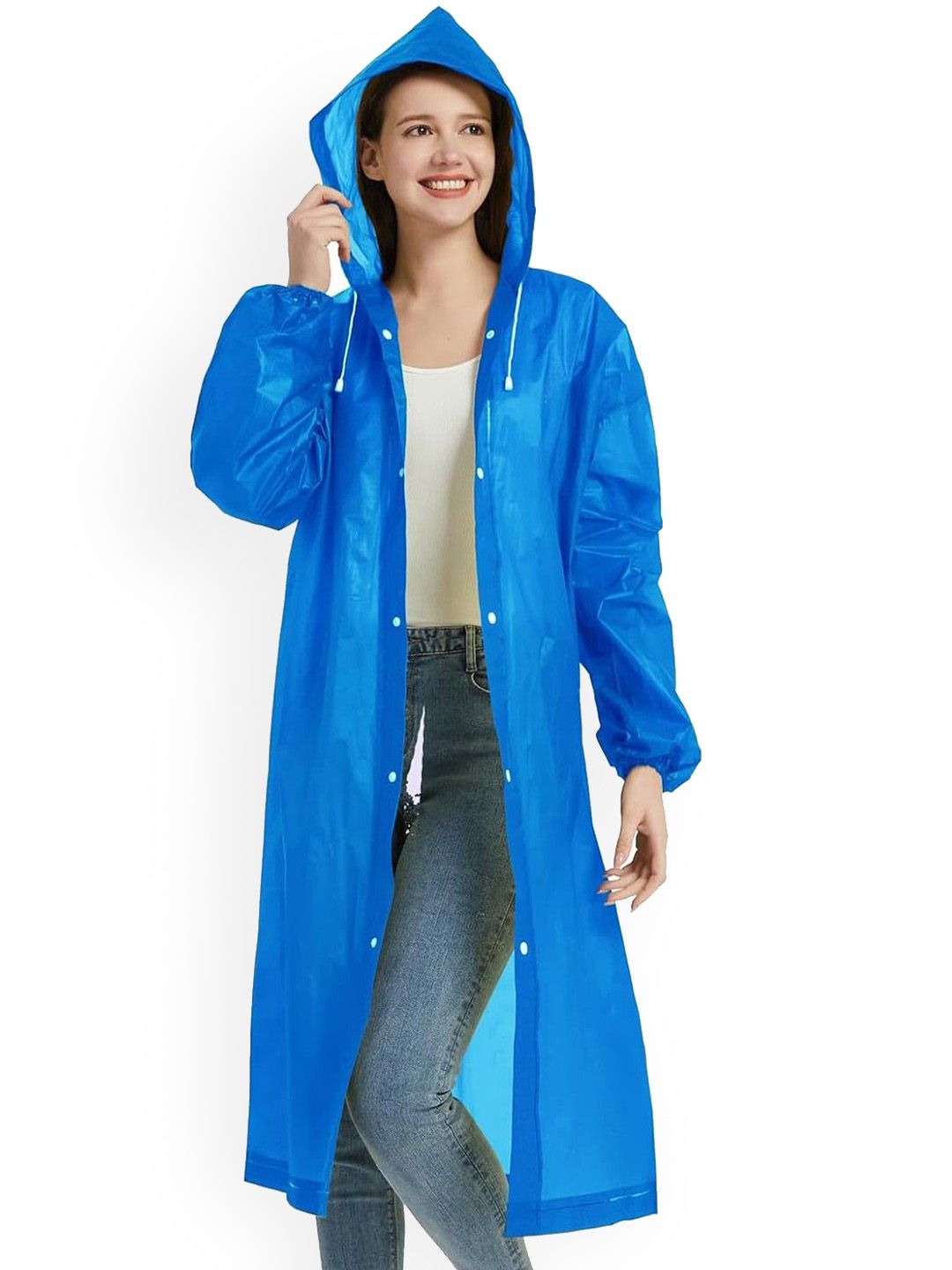 Infispace Hooded Waterproof Rain Jacket-image-7