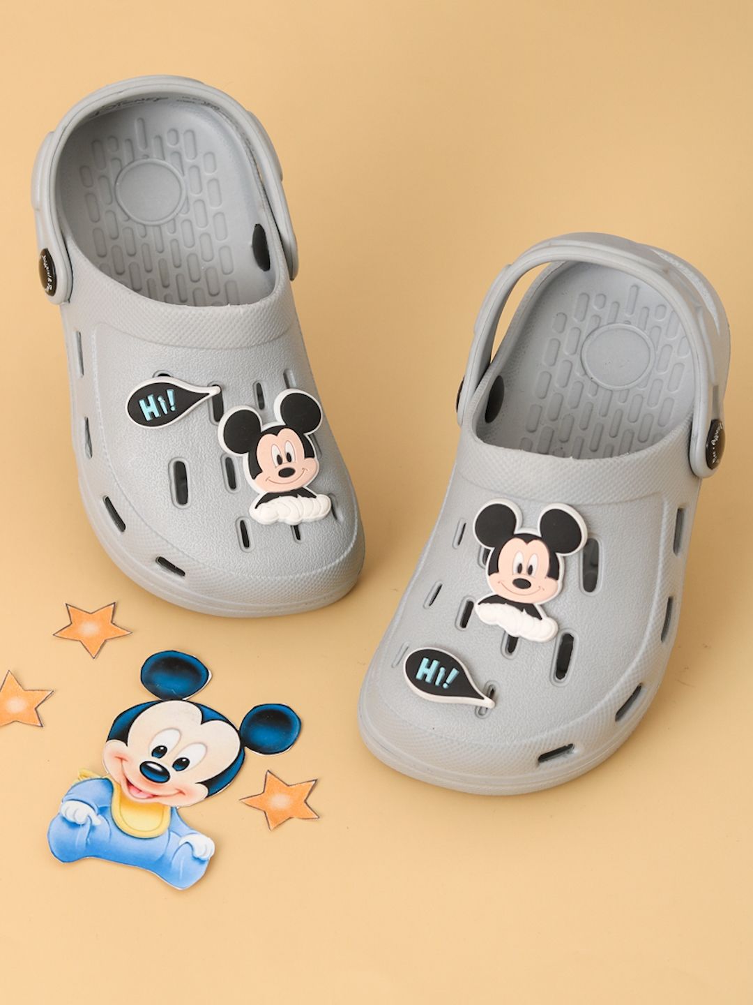 Yellow Bee Boys Mickey Mouse Clogs-picture-28