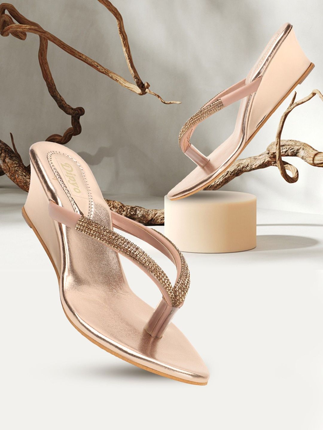 DIPYO Embellished Party Wedge Sandals-image-38