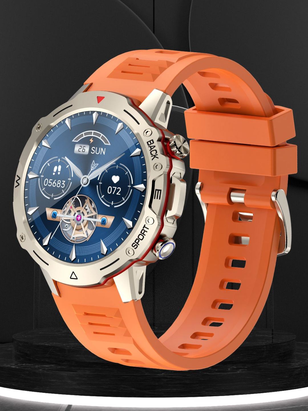 nervfit Blaze Rugged Sports Smartwatch With 1.4" NervX Super HD Display-image-21