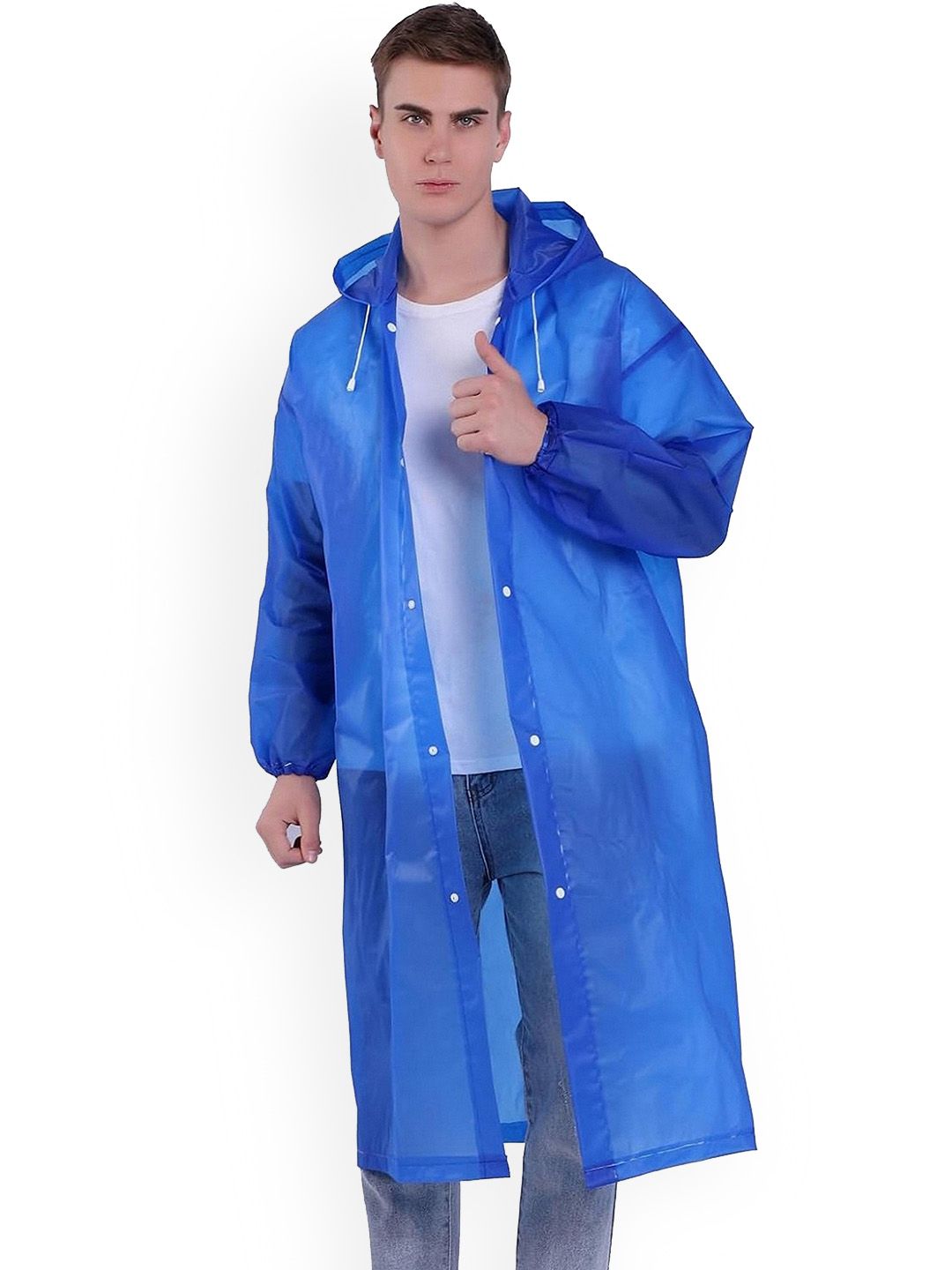 Infispace Waterproof Lightweight Hooded Rain Jacket-picture-51