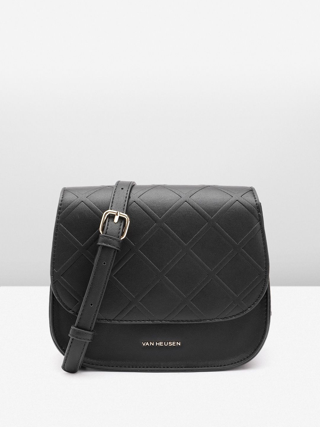 Van Heusen Textured Structured Sling Bag Detachable Strap-picture-51